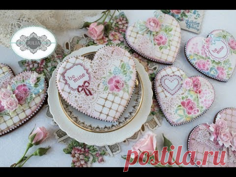 “Forget Me Not” Dynamic Duos™ Stenciled Cookie