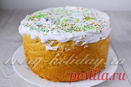 Кулич пасхальный в мультиварке, рецепт