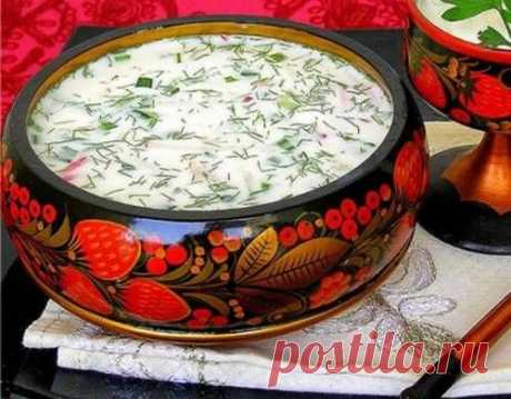 Окрошка на кефире, пошаговый рецепт с фото / Простые рецепты