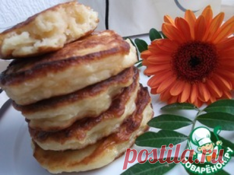 Оладьи с яблоками - кулинарный рецепт