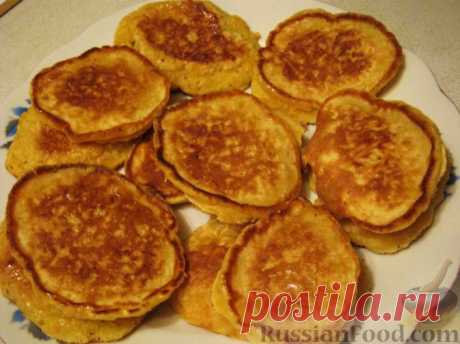 Рецепт: Постные банановые оладьи на RussianFood.com