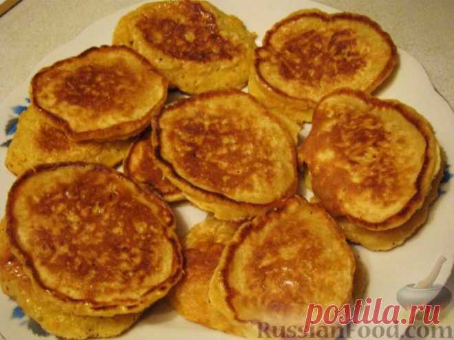 Рецепт: Постные банановые оладьи на RussianFood.com