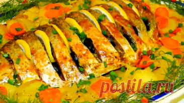 Вкуснее рыбы нет, с овощами. Полноценный ужин. Много лет так готовлю и не хочу менять рецепт. | РЕЦЕПТЫ ОТ МАМУЛИ | Дзен