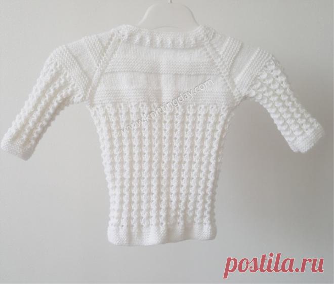 Baby White Cardigan