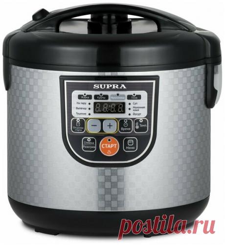 Мультиварка SUPRA MCS-5115 черный-серый — Цены Модель с чашей объемом 5 литров с антипригарным покрытием мощностью 860 Вт, электронным управлением, 10-ю авто программами, с возможностью приготовления сыра, творога и фондю - очень удобна для приготовления самых различных блюд , ее вполне достаточно чтобы накормить семью до 6 человек. В мультиварке установлено 10 авто программ: жарка, крупы, мультиповар, плов, на пару, выпечка, тушение, суп, молочная каша, йогурт. Также пред...