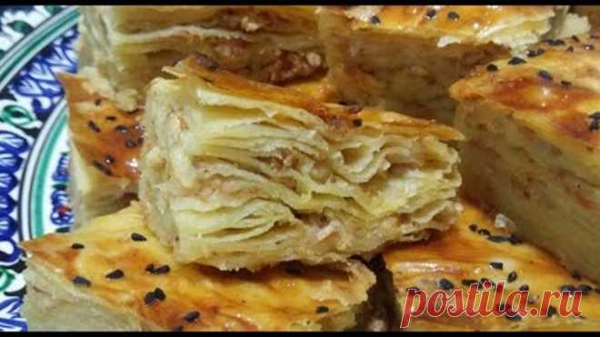 Такие лепешки улетают со стола в один миг! Так легко ещё никто не готовил!  КАТЛАМА В ДУХОВКЕ