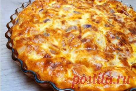 Пирог Лорен-лайт. Вкусный пирог, который готовится быстро и просто - Кулинарная страница

Если кто не ел никогда и не готовил знаменитый киш «лорен», то предлагаю начать с этого рецепта, хотя бы поймёте, что такое пироги в сливочно-яичной заливке. (Если конечно не пробовали такие пироги вообще)