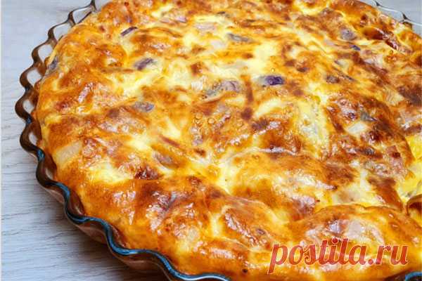 Пирог Лорен-лайт. Вкусный пирог, который готовится быстро и просто - Кулинарная страница

Если кто не ел никогда и не готовил знаменитый киш «лорен», то предлагаю начать с этого рецепта, хотя бы поймёте, что такое пироги в сливочно-яичной заливке. (Если конечно не пробовали такие пироги вообще)