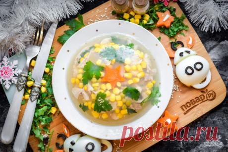 Заливное из курицы на год Быка