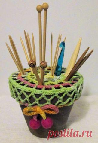Органайзеры для инструментов вязальщицы. Идеи. / Вязание крючком / Вязаные крючком аксессуары