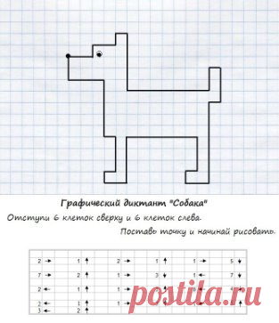 Графические диктанты - рисование по клеточкам 
Графические диктанты для дошкольников и младших школьников помогают родителям и педагогам предотвратить такие типичные трудности в обучении, как неразвитость орфографической зоркости, неусидчивость и рассеянность.Регулярные занятия с данными графическими диктантами развивают у ребенка произвольное внимание, пространственное воображение, мелкую моторику пальцев рук, координацию движений, усидчивость. 
Рисование по клеточкам – очень увлекательное и