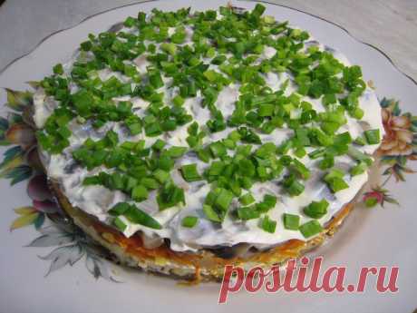 Селёдка и грибы - что может быть лучше? Отличный рецепт вкусного салата от подписчицы канала пошагово с фото. | STASNET | Яндекс Дзен