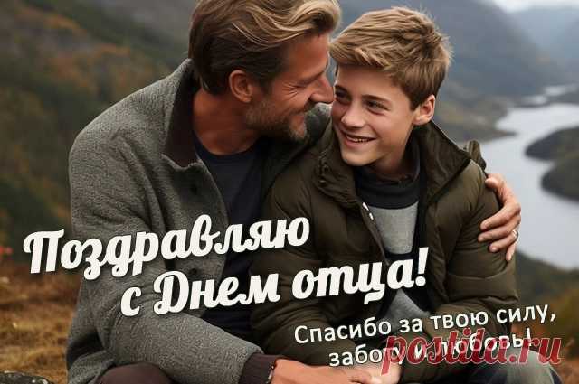 Дорогой, любимый папа,
С Днем отца, родной, тебя!
Пожелать хочу здоровья,
Чтоб ты рядом был всегда! Открытки ко Дню отца!