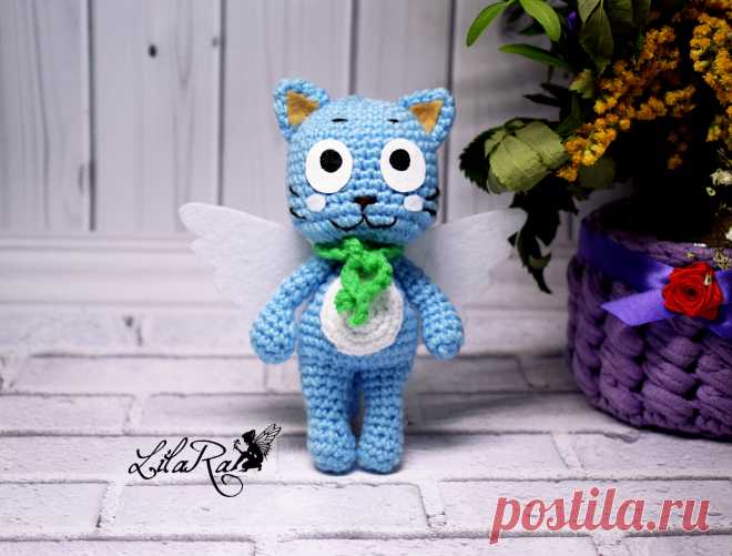 PDF Хэппи. FREE amigurumi crochet pattern. Бесплатный мастер-класс, схема и описание для вязания амигуруми крючком. Вяжем игрушки своими руками! Fairy Tail, Хвост Феи, кот, котик, кошка, котенок, cat, kitten, chat, gato, kater, kočka, kedi. #амигуруми #amigurumi #amigurumidoll #amigurumipattern #freepattern #freecrochetpatterns #crochetpattern #crochetdoll #crochettutorial #patternsforcrochet #вязание #вязаниекрючком #handmadedoll #рукоделие #ручнаяработа #pattern #tutorial #häkeln #amigurumis