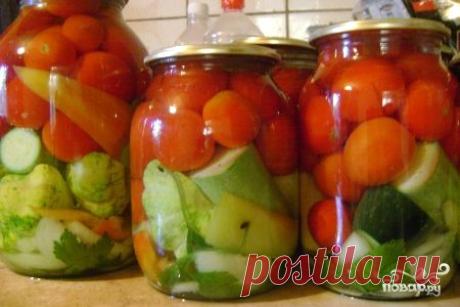 Патиссоны, маринованные на зиму - пошаговый кулинарный рецепт на Повар.ру