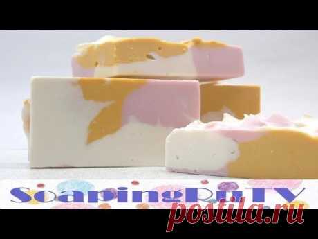 №2 Взбитое мыло с нуля холодным способом. Whipped soap. - YouTube