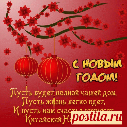 Денег — полные карманы,
Ну а лучше в банке счет.
С удовольствием встречаем
Мы Китайский Новый год!