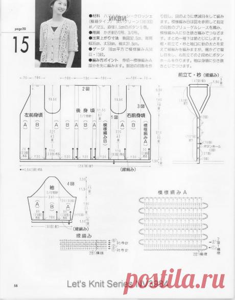 Японские журналы по вязанию