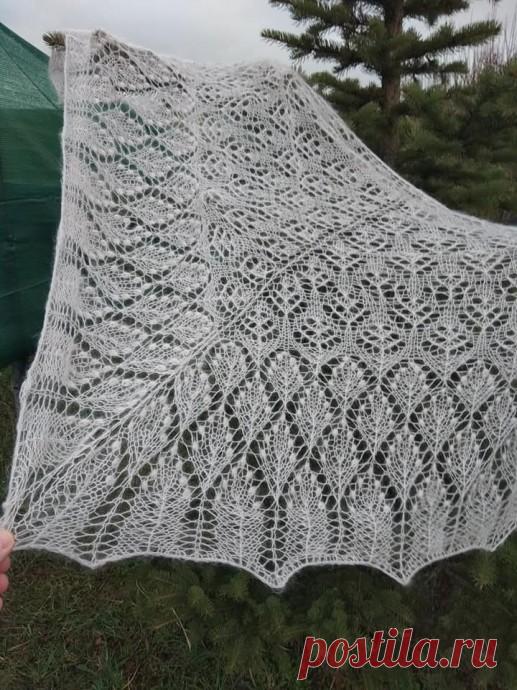 Шаль спицами -Пастушка- из категории Мои работы – Вязаные идеи, идеи для вязания