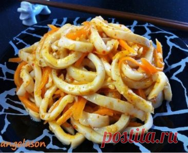 Готовим вкусно - Как я готовлю КАЛЬМАР ПО-КОРЕЙСКИ