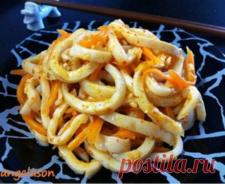 Готовим вкусно - Как я готовлю КАЛЬМАР ПО-КОРЕЙСКИ