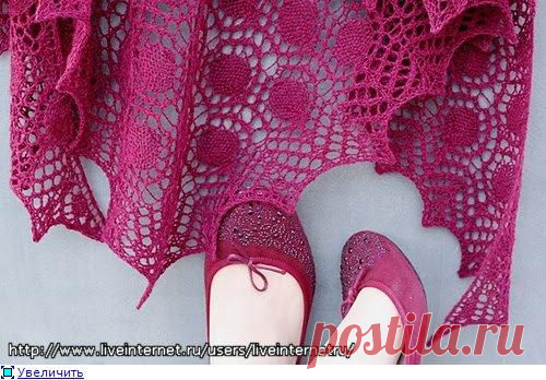 Шаль Капли росы / Dew Drops Shawl