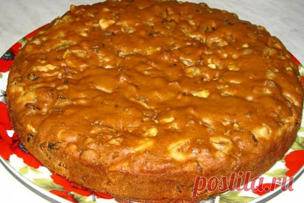 Коврижка с грецким орехом — рецепт