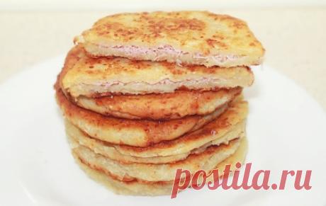 Cырные лепешки за 15 минут - Вкусно и быстро