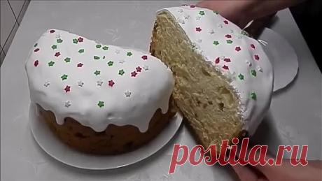 Глазурь для пасхальных куличей без белков, быстрый рецепт