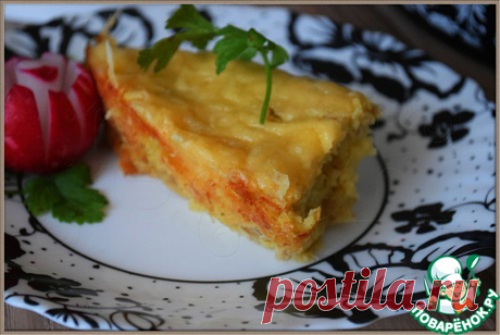 Картофельная запеканка "Розовый фламинго" - кулинарный рецепт