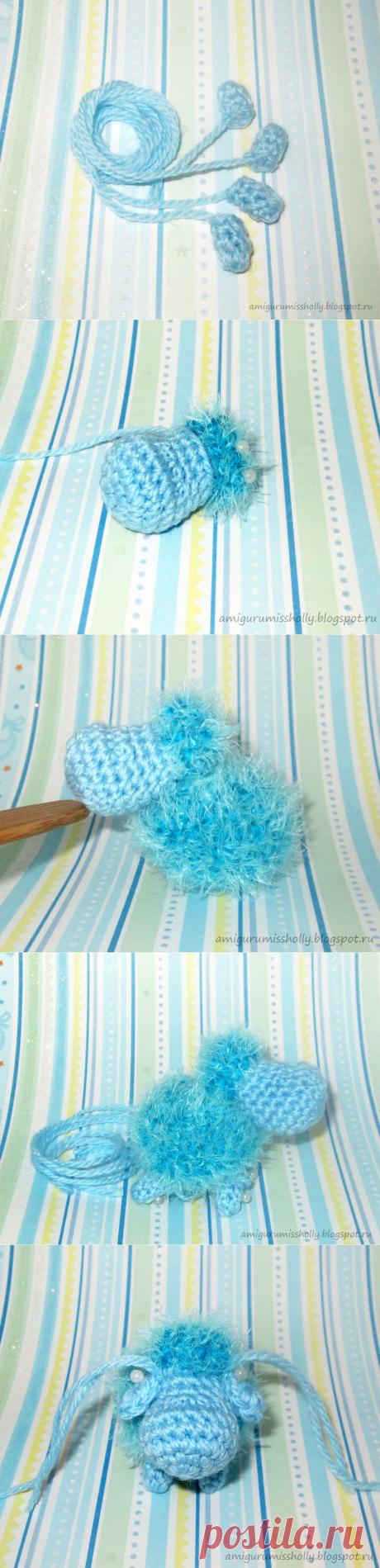 Простая Овечка амигуруми. Мастер-класс. Описание вязания крючком :: Amigurumi by Miss Holly