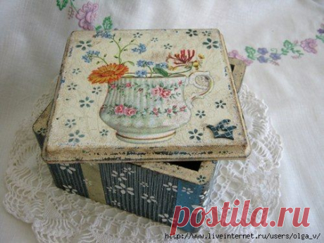 Красивая шкатулка! - Декупаж - Рукоделие и творчество - Каталог статей - Рукоделие-мое хобби