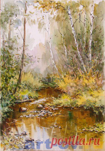 ЛЕС. РЕЧКА   -  А. Овчинников