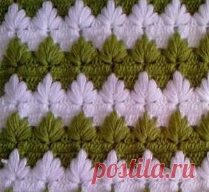 Узор из пышных столбиков