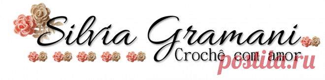 Silvia Gramani Crochê: Colar Miss Flor - Comprido