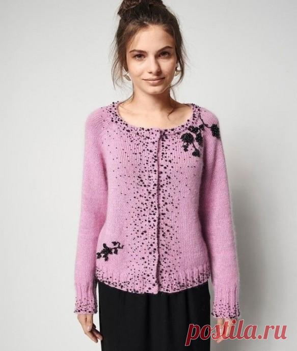 Жакет, расшитый бисером