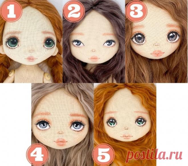 4. Как нарисовать красивое лицо кукле