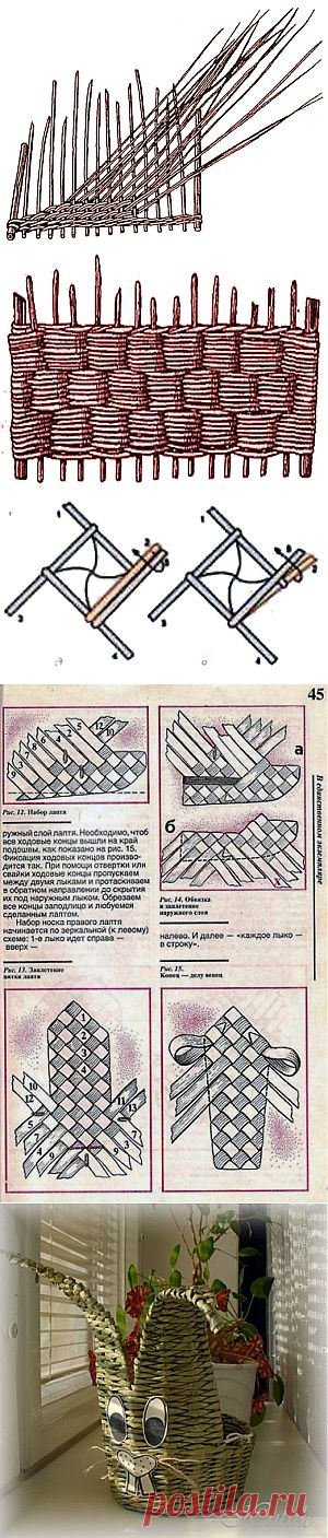 Плетение из газет | Творческая мастерская "В стиле Геммы"