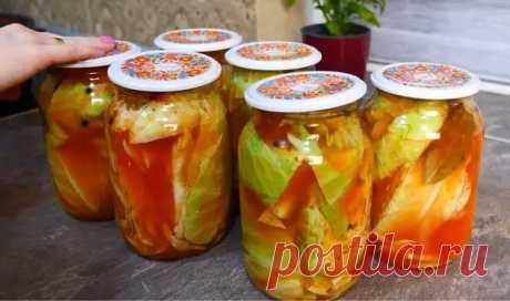 Ленивая капуста в томате: рецепт на зиму - Будет вкусно - Медиаплатформа МирТесен