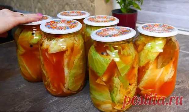 Ленивая капуста в томате: рецепт на зиму - Будет вкусно - Медиаплатформа МирТесен
