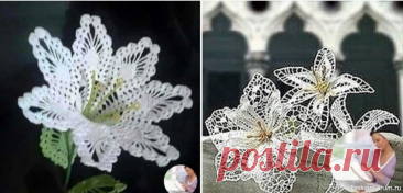 Вязаные цветы крючком. Схемы | Вязаные крючком аксессуары Вязаные цветы крючком