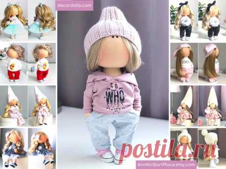 Fabric Cloth Doll Baby Doll for Girls Textile Art Doll | Etsy Hello, dear visitors!  This is handmade soft doll created by Master Tanya E. (Moscow, Russia).  All dolls on the photo are made by master Tanya E. You can find them in our shop using masters name: https://www.etsy.com/shop/AnnKirillartPlace?search_query=Tanya+E  Doll is 30 cm (11.8 inch) tall.