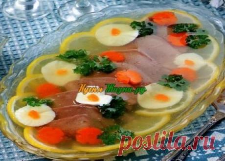 Свиной заливной язык пошаговый рецепт с фото