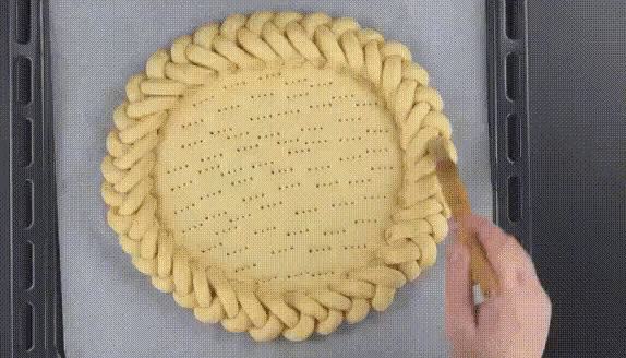 Красивая основа для пирога🥨 Замечательная идея!