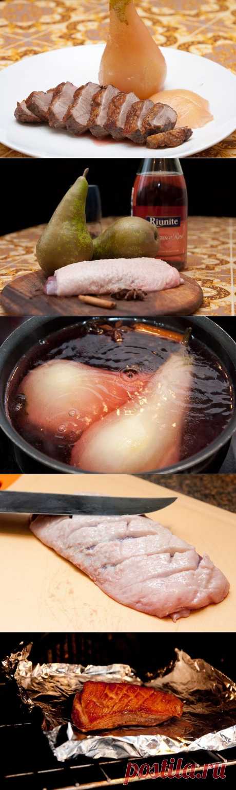 Изысканный вкус и оригинальная подача: утиная грудка в винном соусе — Вкусные рецепты