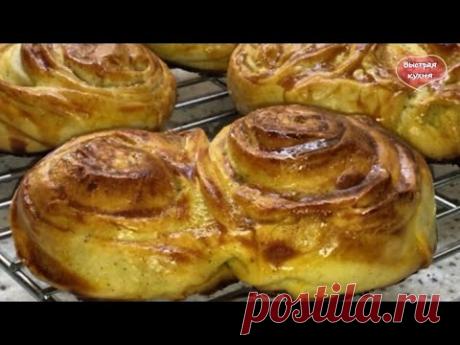 Из воды и муки! Слоистые ванильные булочки.