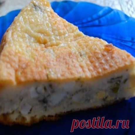 Как приготовить пирог с рисом, яйцом и зеленью рецепт с фото