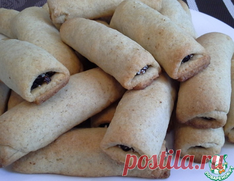 Цельнозерновые трубочки с черносливом и кунжутом – кулинарный рецепт