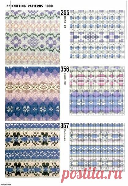 ​Восхитительные узоры для жаккарда