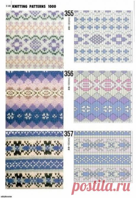 ​Восхитительные узоры для жаккарда